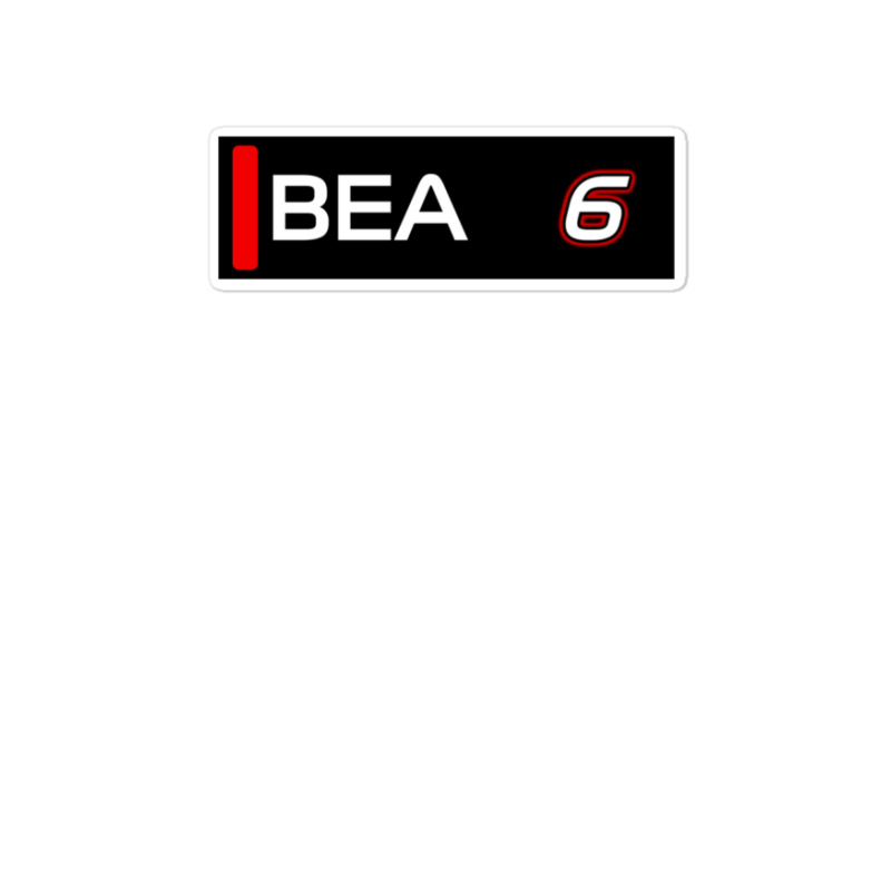 Formula 3 2022 Oliver Bearman Prema Racing Number 6 Tv Graphic Sticker | Artistshot