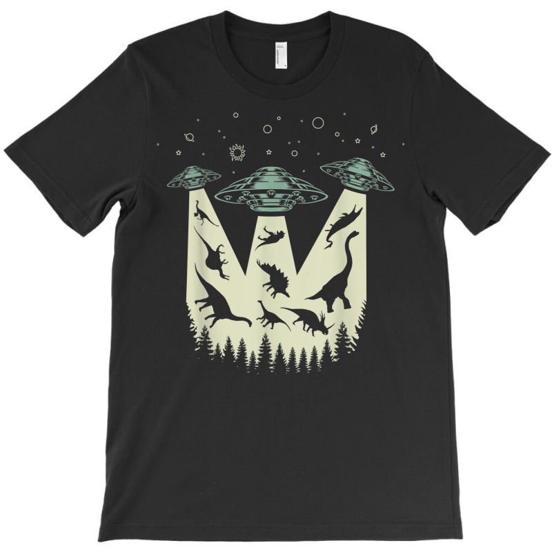 Ufo Abduction Dinosaur Lover Unidentified Flying Object T-shirt | Artistshot