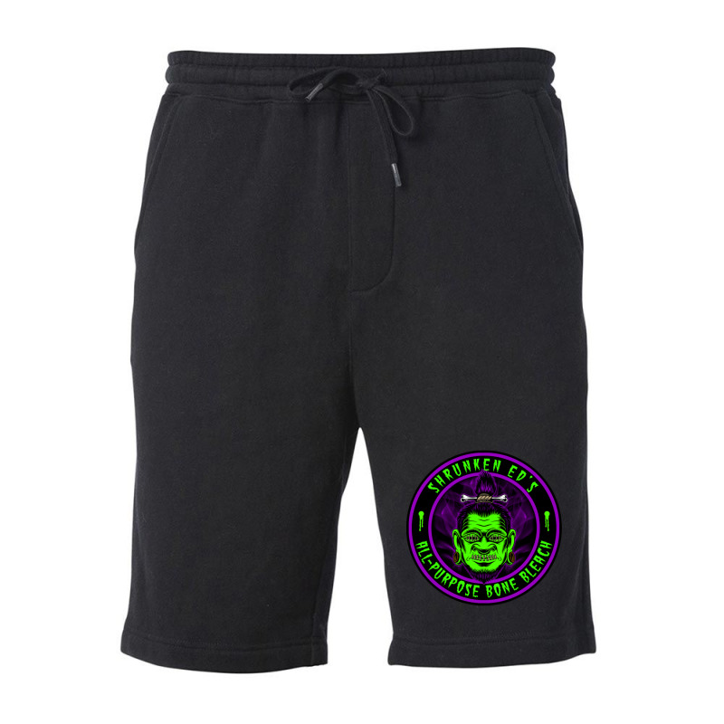 Shrunken Ed All Locdesign Purpose Bone Bleach Fleece Short | Artistshot