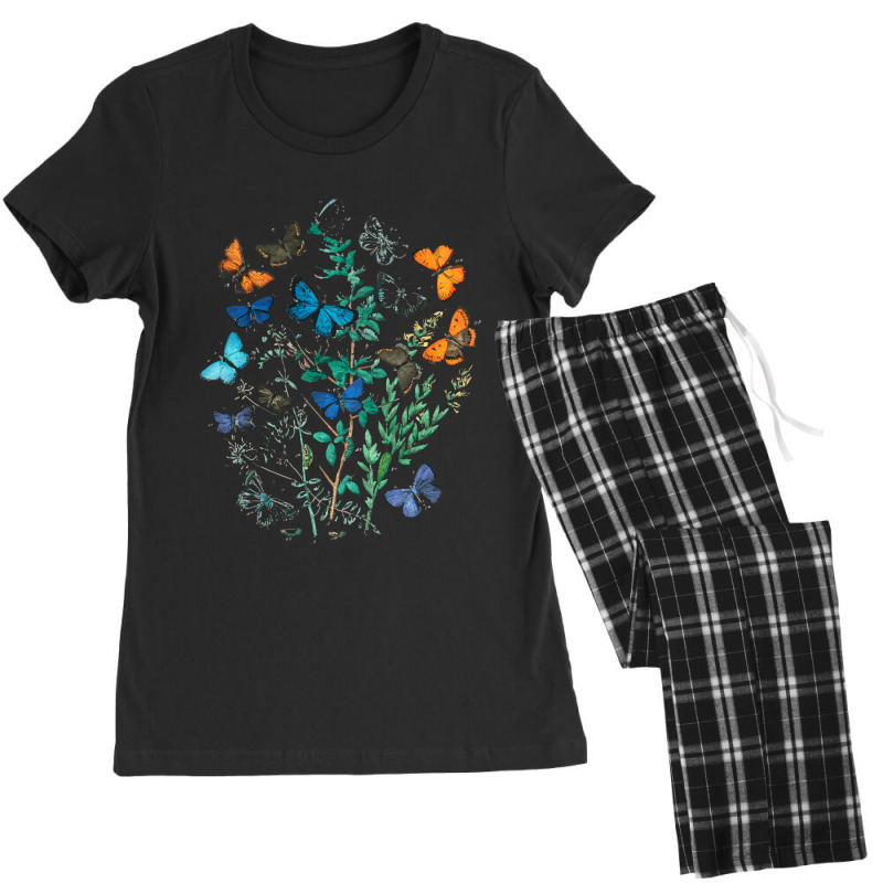 Butterfly A Kaleidoscope Of Fluttering Butterflies And Caterpillars (1 Women's Pajamas Set by capegatorade | Artistshot