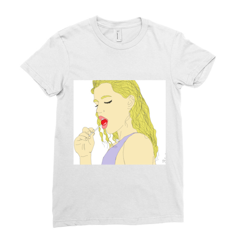 Bitter Cari Fletcher Ladies Fitted T-Shirt by cm-arts | Artistshot