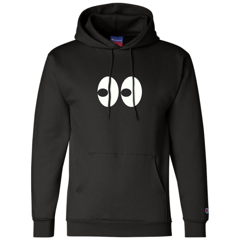 Cartoon Eyes Champion Hoodie | Artistshot