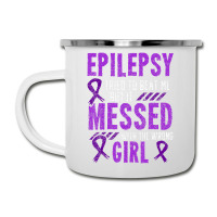 Epilepsy Warrior Day Epileptic Girl Purple Survivor Advocate Camper Cup | Artistshot