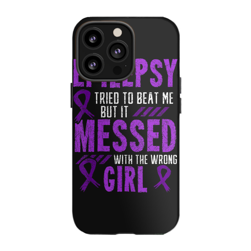 Epilepsy Warrior Day Epileptic Girl Purple Survivor Advocate Iphone 13 Pro Case | Artistshot