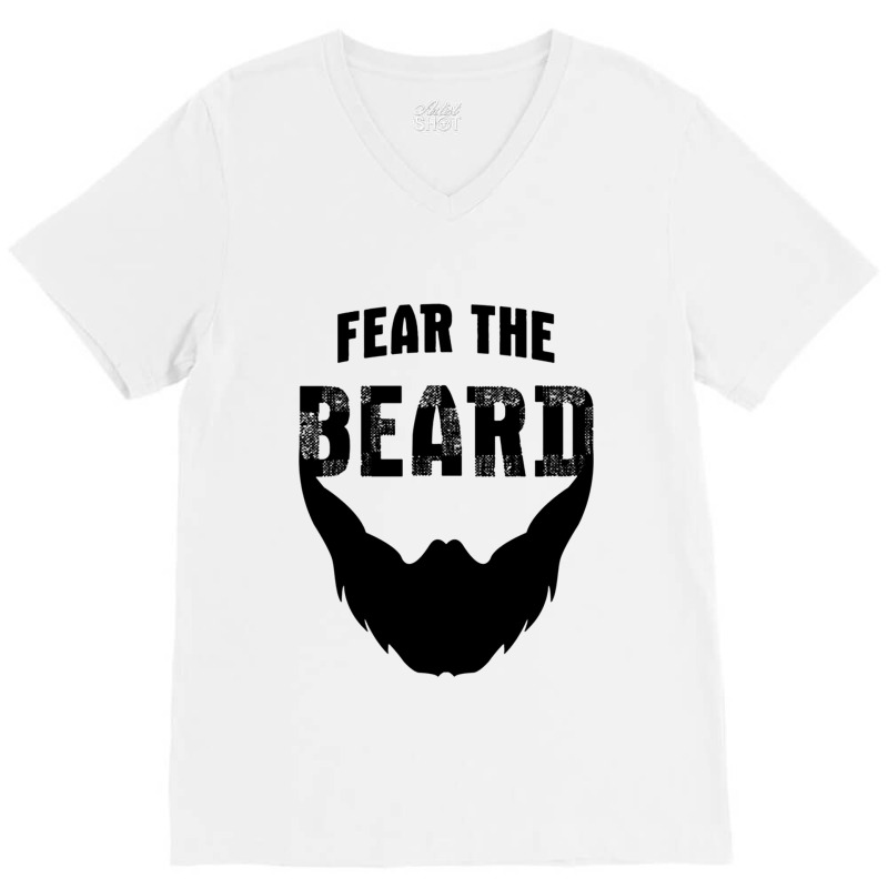 Fear The Beard Shirt V-Neck Tee by kynekel | Artistshot