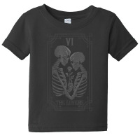 The Lovers Tarot Card Occult Goth Halloween Gothic Baby Tee | Artistshot