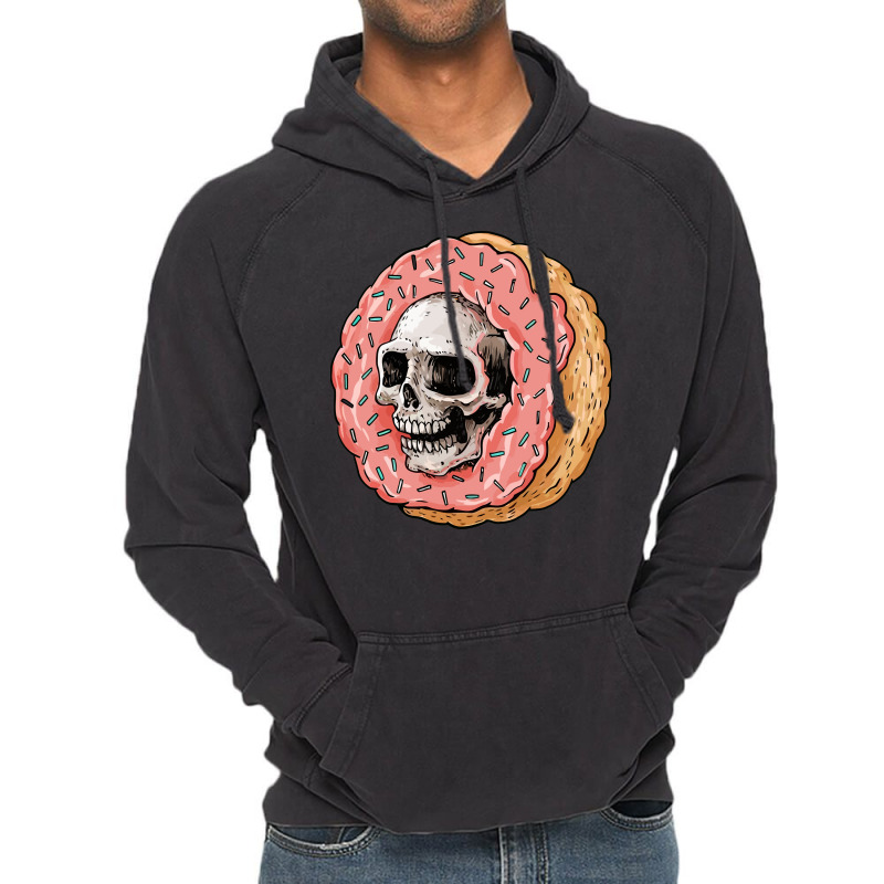 Skull Donat Vintage Hoodie by rosa34 | Artistshot