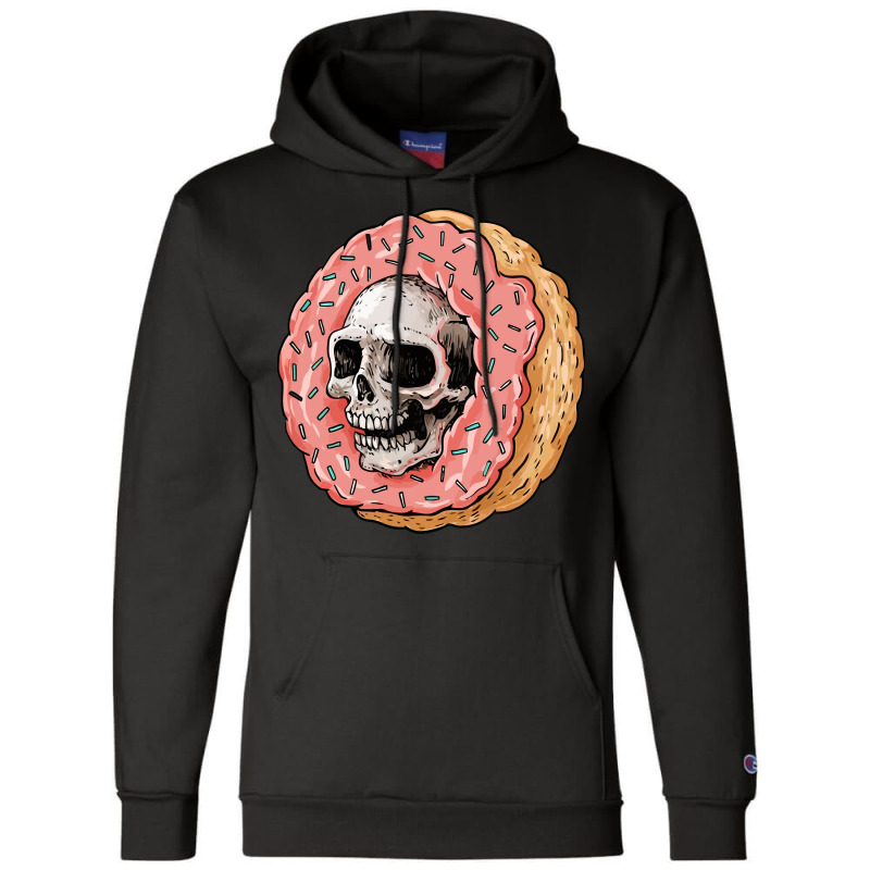 Skull Donat Champion Hoodie by rosa34 | Artistshot