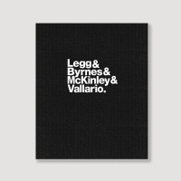 Legg & Byrnes & Mckinley & Vallario 1 Portrait Canvas Print | Artistshot