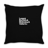 Legg & Byrnes & Mckinley & Vallario 1 Throw Pillow | Artistshot