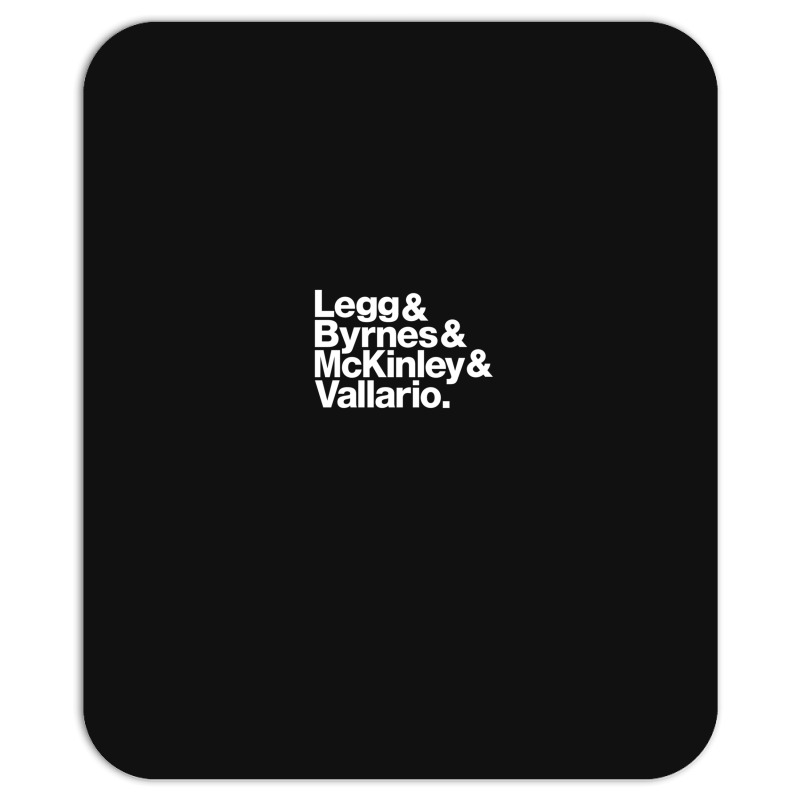 Legg & Byrnes & Mckinley & Vallario 1 Mousepad by CarlosMurillo | Artistshot