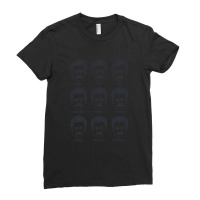 Ron Swanson Emotions Parks And Recreation Ladies Fitted T-shirt | Artistshot