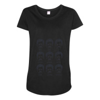 Ron Swanson Emotions Parks And Recreation Maternity Scoop Neck T-shirt | Artistshot