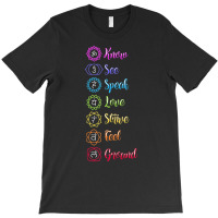 Seven Chakra Om Yoga T-shirt | Artistshot