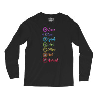 Seven Chakra Om Yoga Long Sleeve Shirts | Artistshot