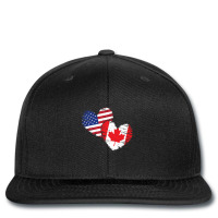 Canadian American Friendship Usa Canada 1 Printed Hat | Artistshot