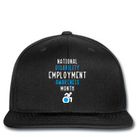 National Disability Employment Awareness Month Pride Support T Shirt Printed Hat | Artistshot