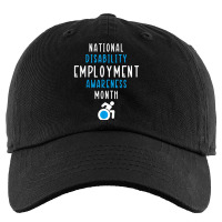 National Disability Employment Awareness Month Pride Support T Shirt Kids Cap | Artistshot