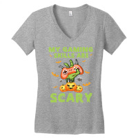 My Gaming Skills Are Scary Fun Halloween Game Lover Costume Women's V-neck T-shirt | Artistshot