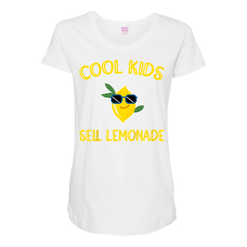 Kids Sell Lemonade Funny Lemonade Stand T Shirt Maternity Scoop Neck T-shirt by cm-arts | Artistshot