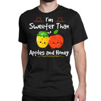 Sweeter Than Apples Honey Jewish Jew Hanukkah Rosh Hashanah T Shirt Classic T-shirt | Artistshot