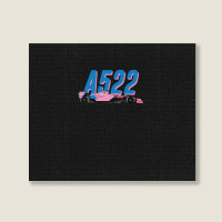 Alpine F1 Team Racing Car 2022 A522 Bwt Pink Special Livery Bahrain Gp Landscape Canvas Print | Artistshot