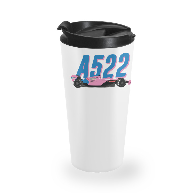 Alpine F1 Team Racing Car 2022 A522 Bwt Pink Special Livery Bahrain Gp Travel Mug | Artistshot