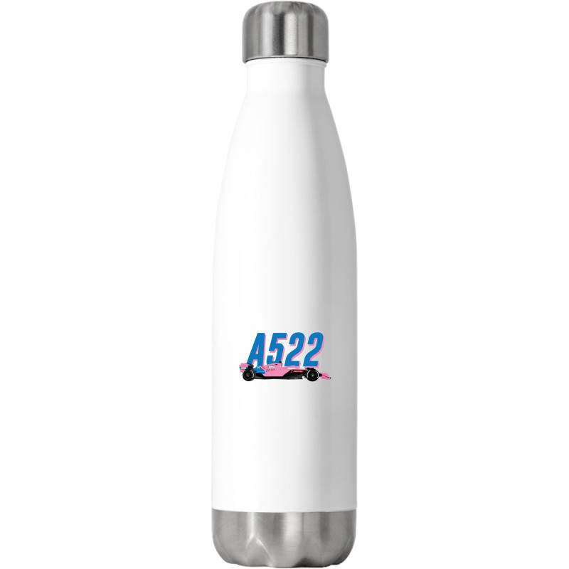 Alpine F1 Team Racing Car 2022 A522 Bwt Pink Special Livery Bahrain Gp Stainless Steel Water Bottle | Artistshot