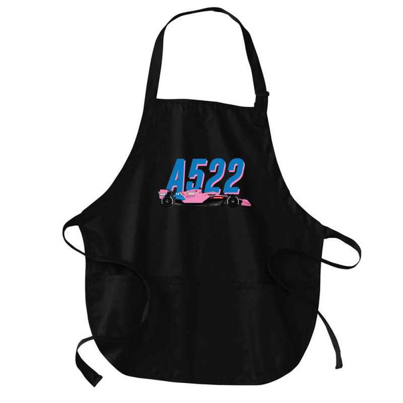 Alpine F1 Team Racing Car 2022 A522 Bwt Pink Special Livery Bahrain Gp Medium-length Apron | Artistshot