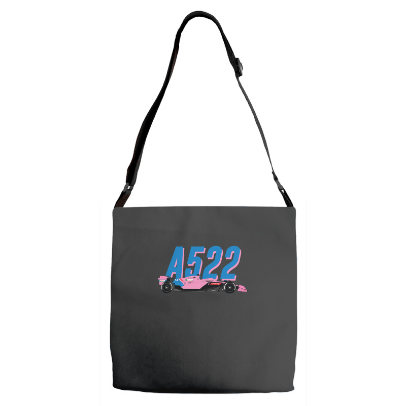 Alpine F1 Team Racing Car 2022 A522 Bwt Pink Special Livery Bahrain Gp Adjustable Strap Totes | Artistshot