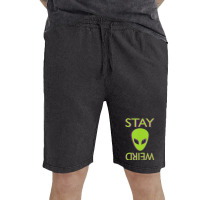 Stay Weird Alien Space Aliens Lover Vintage Short | Artistshot