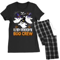 Team Principal Boo Crew Halloween Ghost Principal Teacher T Shirt Women's Pajamas Set | Artistshot