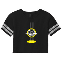 Yellow Guitar Strings Scorecard Crop Tee | Artistshot