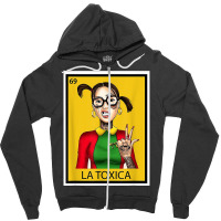 Mexican La Tóxica Lottery Card Funny Tattoos Girls Vintage T Shirt Zipper Hoodie | Artistshot