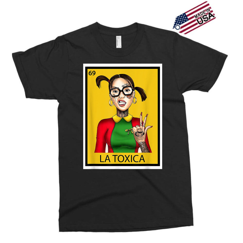 Mexican La Tóxica Lottery Card Funny Tattoos Girls Vintage T Shirt Exclusive T-shirt by cm-arts | Artistshot