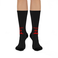 Manchester Is Red United Crew Socks | Artistshot