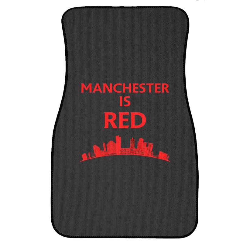 Manchester Is Red United Front Car Mat | Artistshot