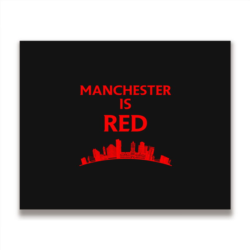 Manchester Is Red United Metal Print Horizontal | Artistshot