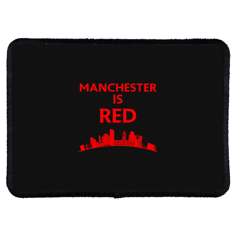 Manchester Is Red United Rectangle Patch | Artistshot