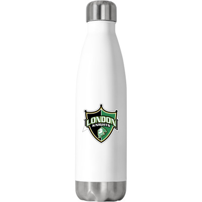London Knights Stainless Steel Water Bottle Designed By Ava Amey