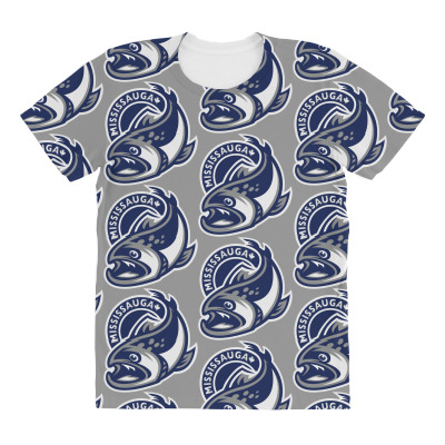Mississauga Steelheads All Over Women's T-shirt Designed By Ava Amey