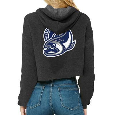 Mississauga Steelheads Cropped Hoodie Designed By Ava Amey