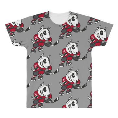 Niagara Icedogs All Over Men's T-shirt Designed By Ava Amey