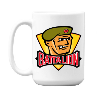 North Bay Battalion 15 Oz Coffee Mug Designed By Ava Amey