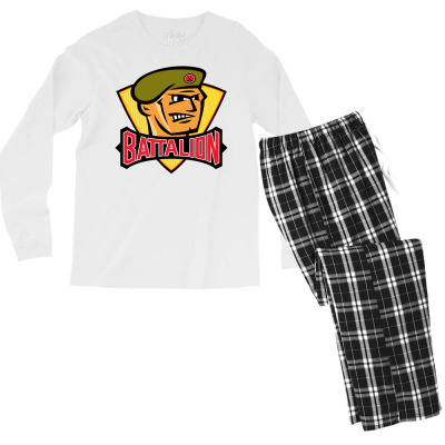 North Bay Battalion Men's Long Sleeve Pajama Set Designed By Ava Amey