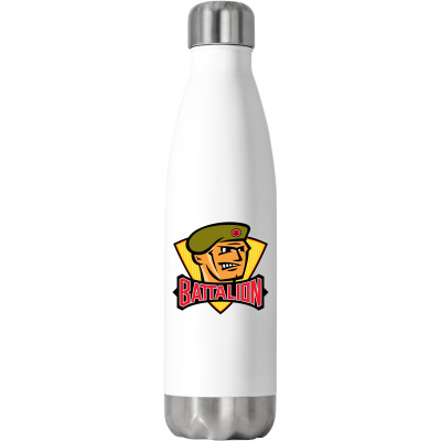 North Bay Battalion Stainless Steel Water Bottle Designed By Ava Amey