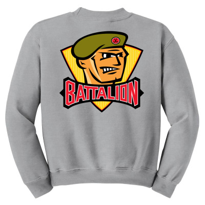 North Bay Battalion Youth Sweatshirt Designed By Ava Amey