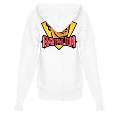 North Bay Battalion Youth Zipper Hoodie Designed By Ava Amey