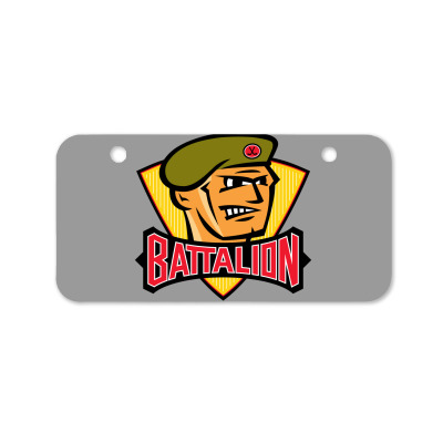 North Bay Battalion Bicycle License Plate Designed By Ava Amey