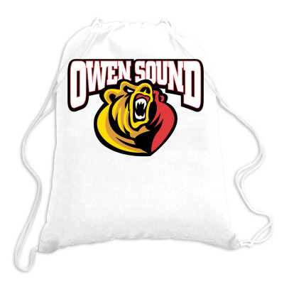 Owen Sound Attack Drawstring Bags Designed By Ava Amey